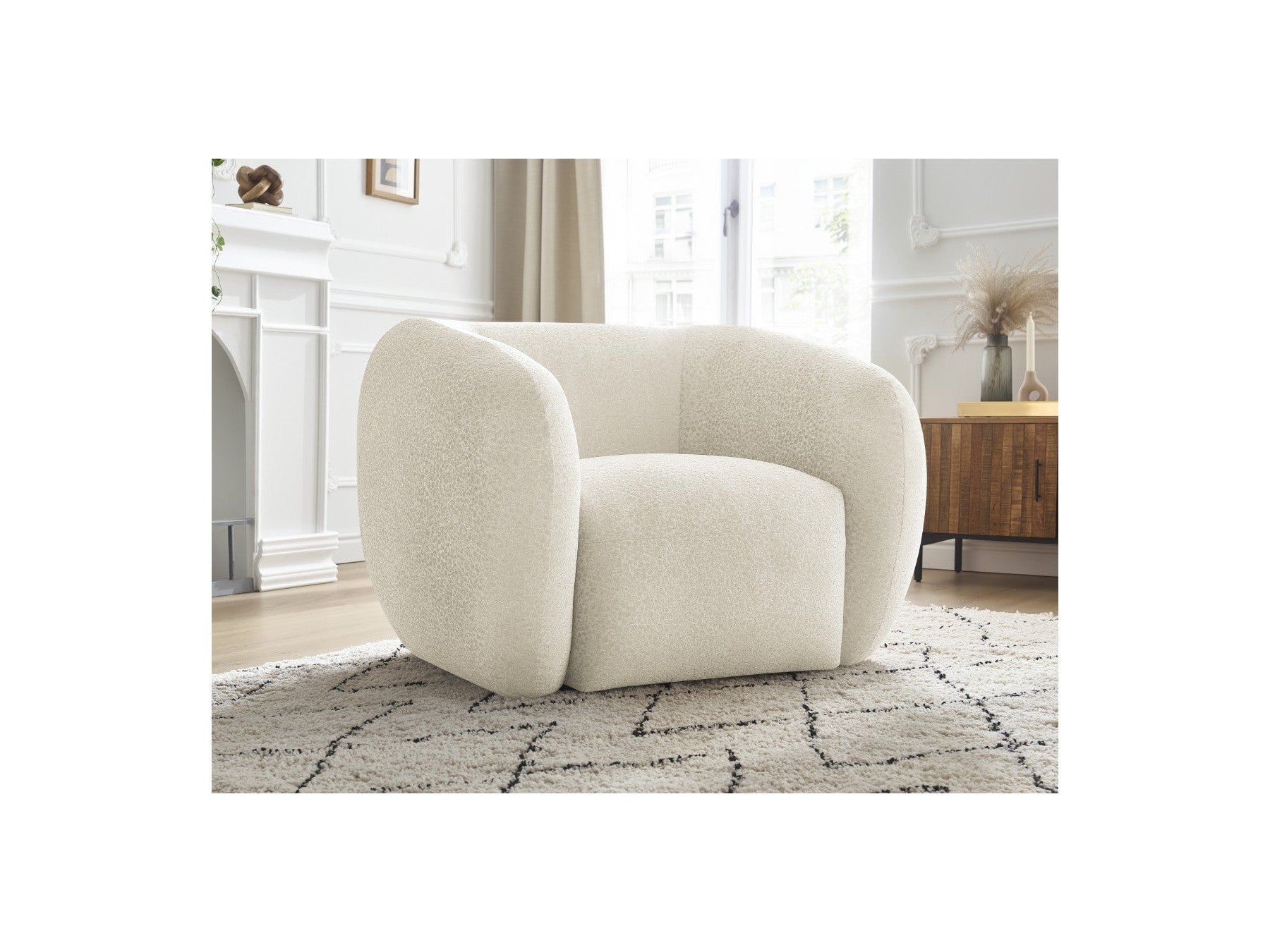 Celine - Fauteuil - Tissu Texturé
