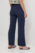 Pantalon - Marine - Femme