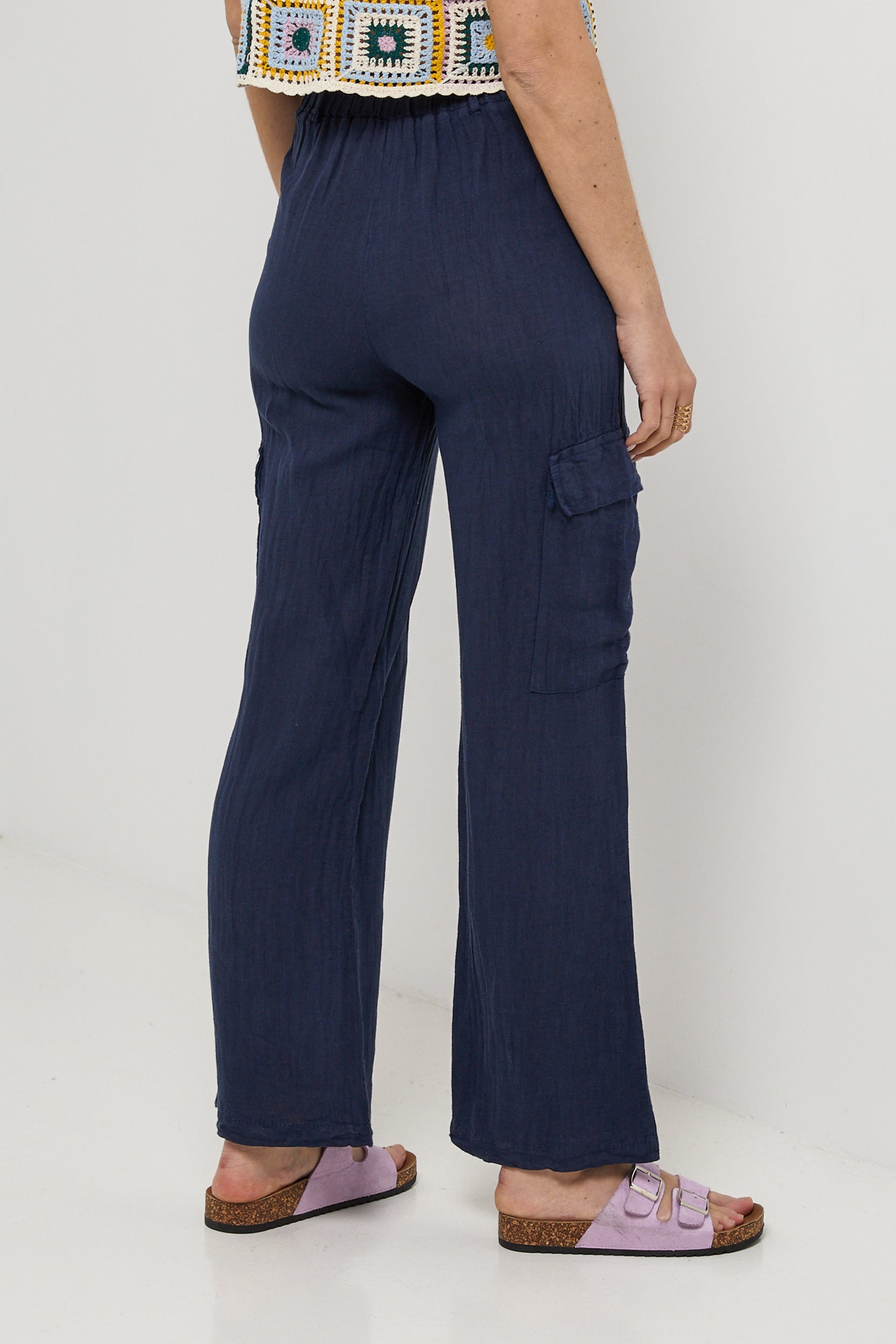 Pantalon - Marine - Femme
