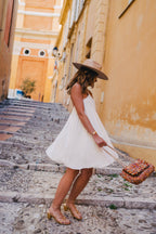 Robe Nanette Lin Viscose Blanc