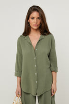 Chemise - Kaki - Femme