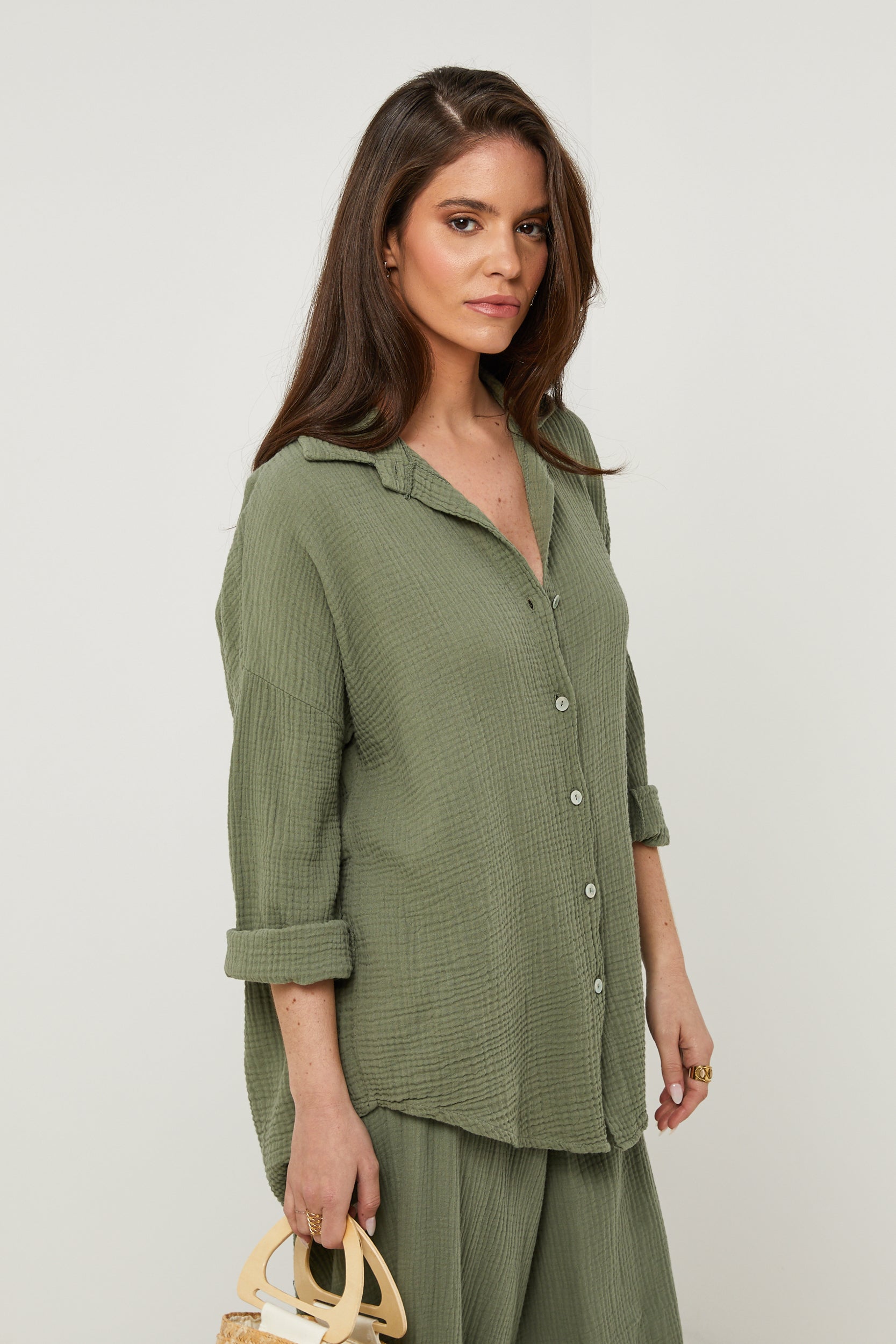 Chemise - Kaki - Femme