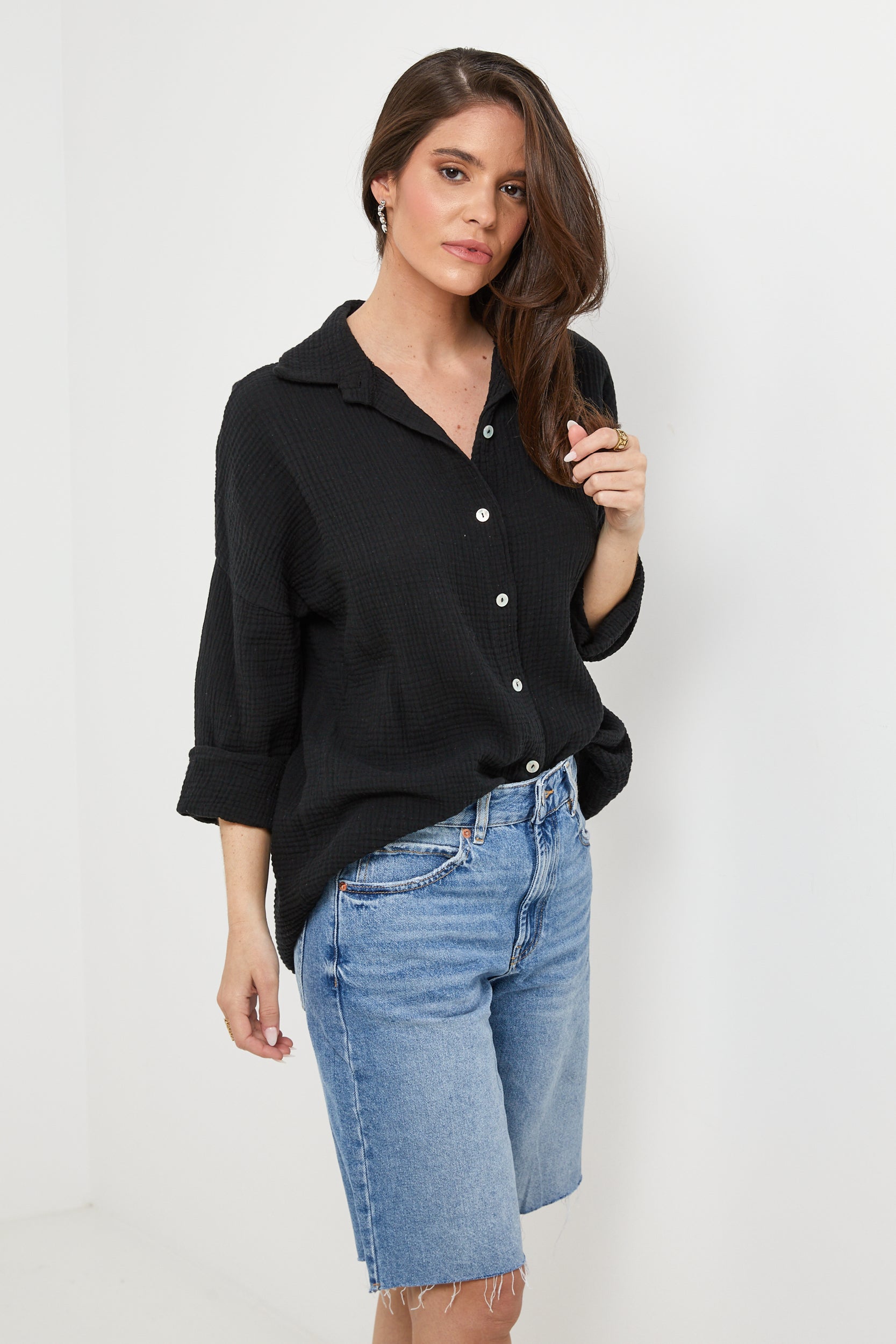 Chemise - Noir - Femme