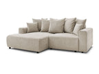 Atilla - Convertible Corner Sofa with Storage - Textured Fabric - Left-Hand Corner