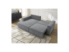 Atilla - Convertible Corner Sofa with Storage - Textured Fabric - Left-Hand Corner