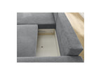 Atilla - Convertible Corner Sofa with Storage - Textured Fabric - Left-Hand Corner