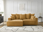Atilla - Convertible Corner Sofa with Storage - Textured Fabric - Left-Hand Corner