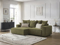 Atilla - Convertible Corner Sofa with Storage - Textured Fabric - Left-Hand Corner