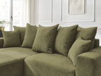 Atilla - Convertible Corner Sofa with Storage - Textured Fabric - Left-Hand Corner