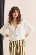 Luck Cardigan - White