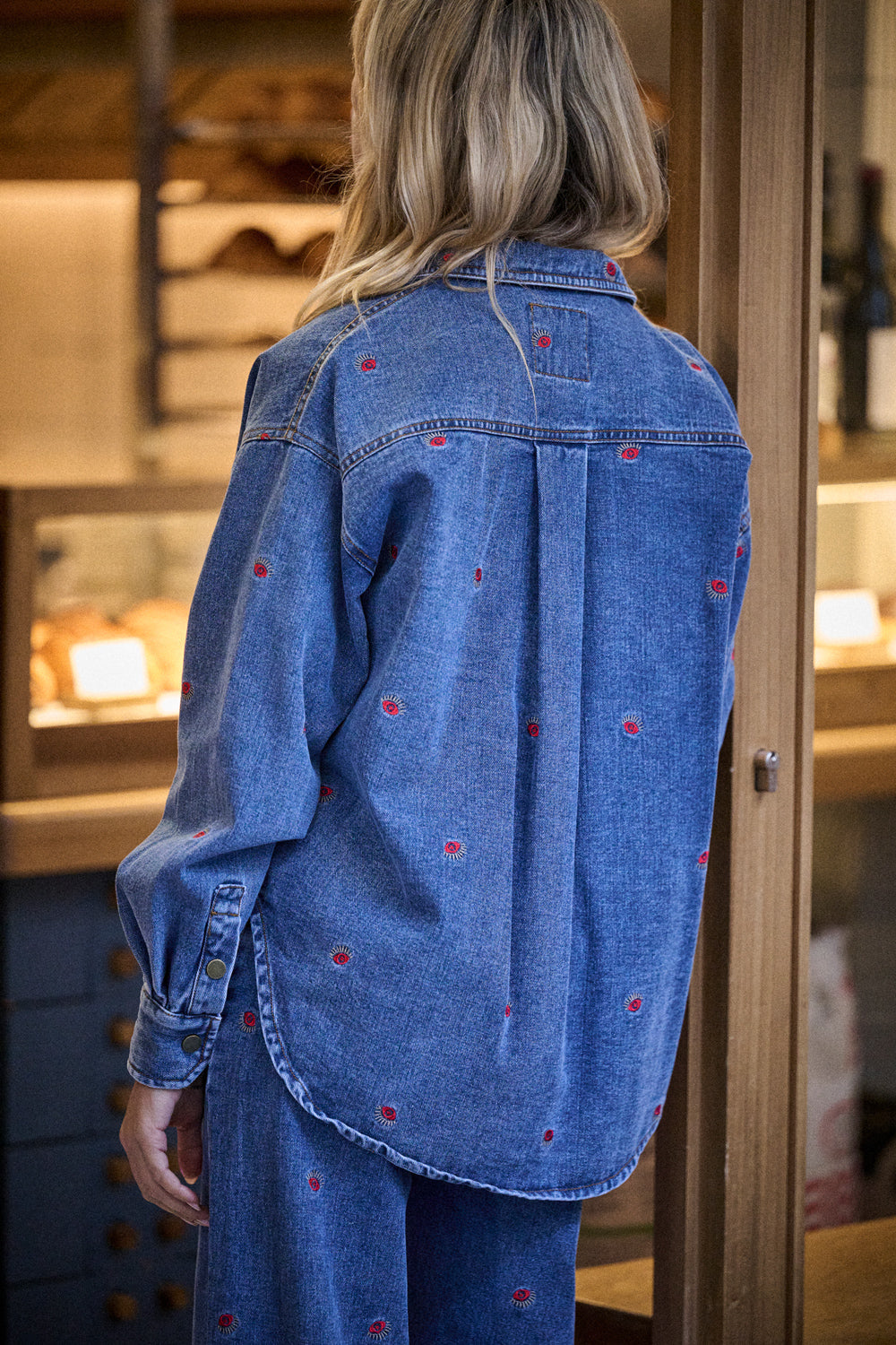 Vlodia Jacket - Denim Embroidery