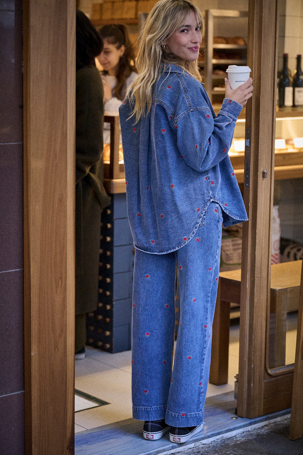 Vlodia Jacket - Denim Embroidery