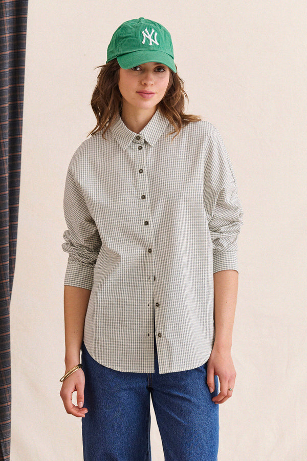 Contis Shirt - Ecru Checks