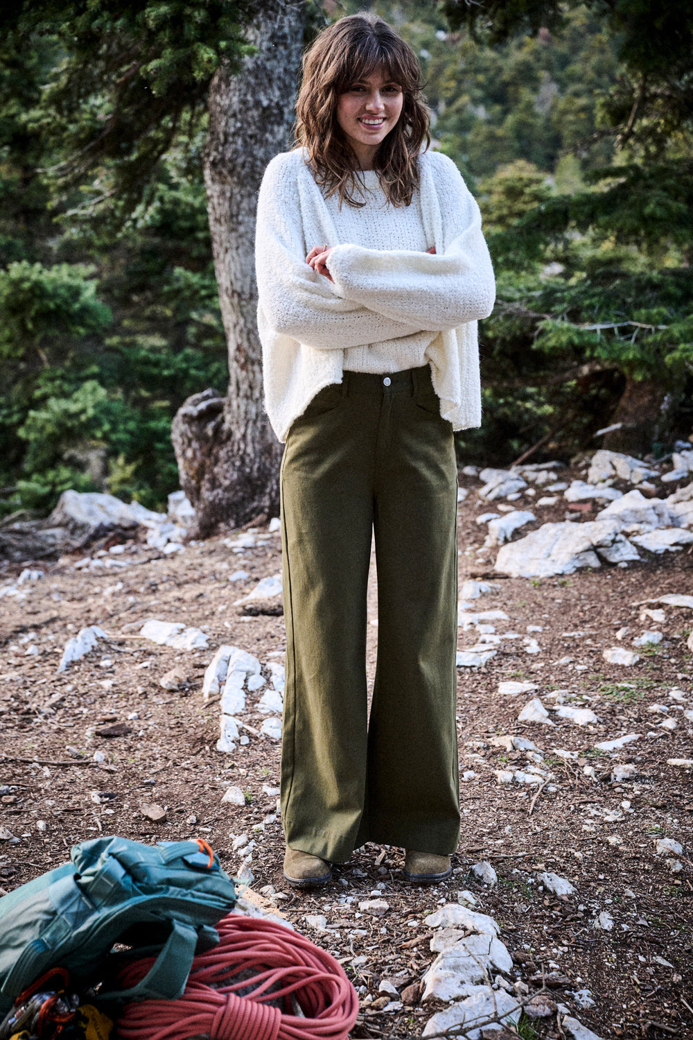 Broek Palmire - Khaki