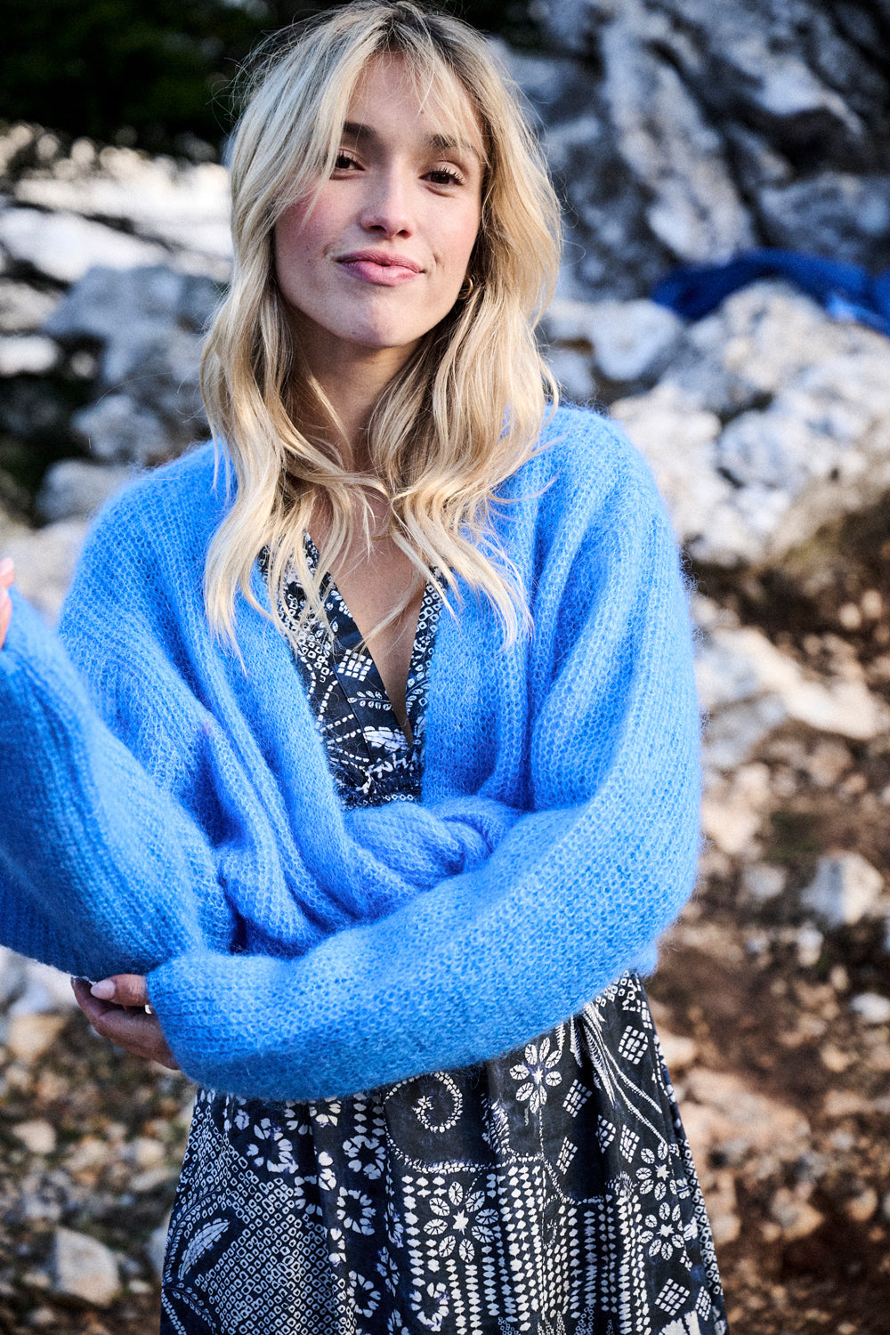 Laure Cardigan - Azure
