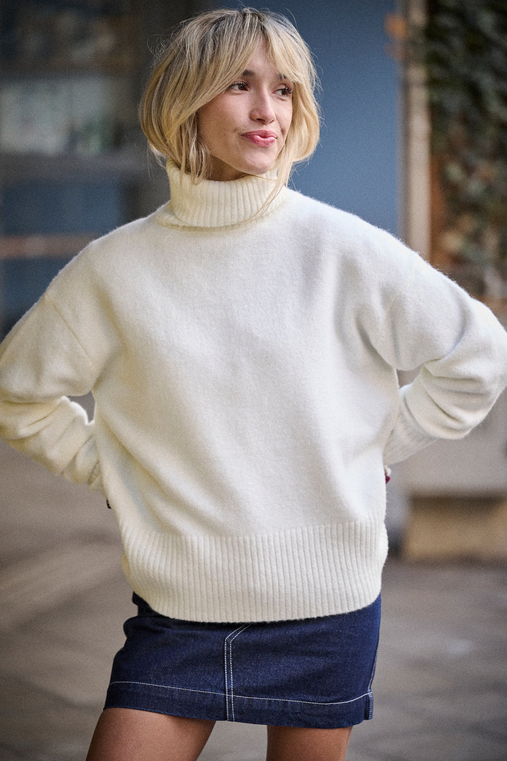 Malo Jumper - White