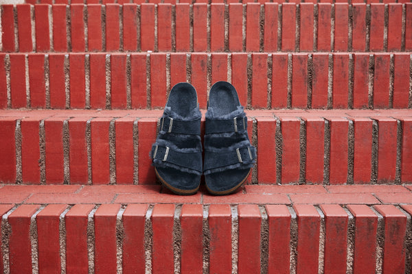 Sandales Arizona Shearling Leve New Navy Laf