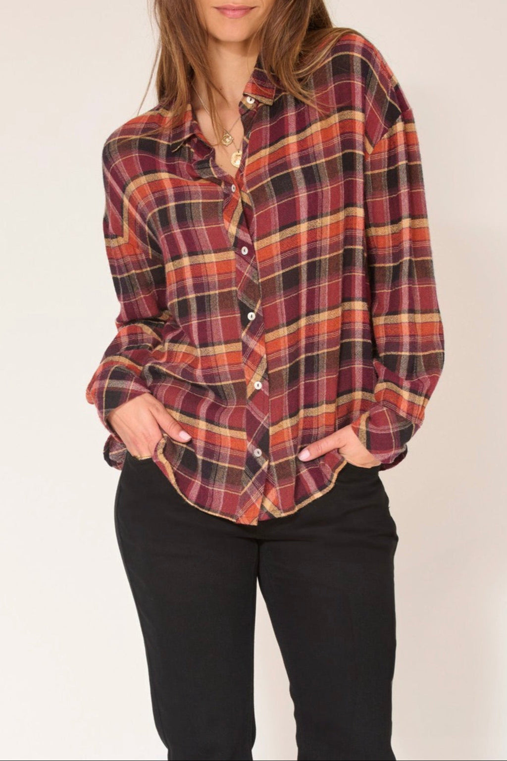 Curitiba Blouse - Burgundy