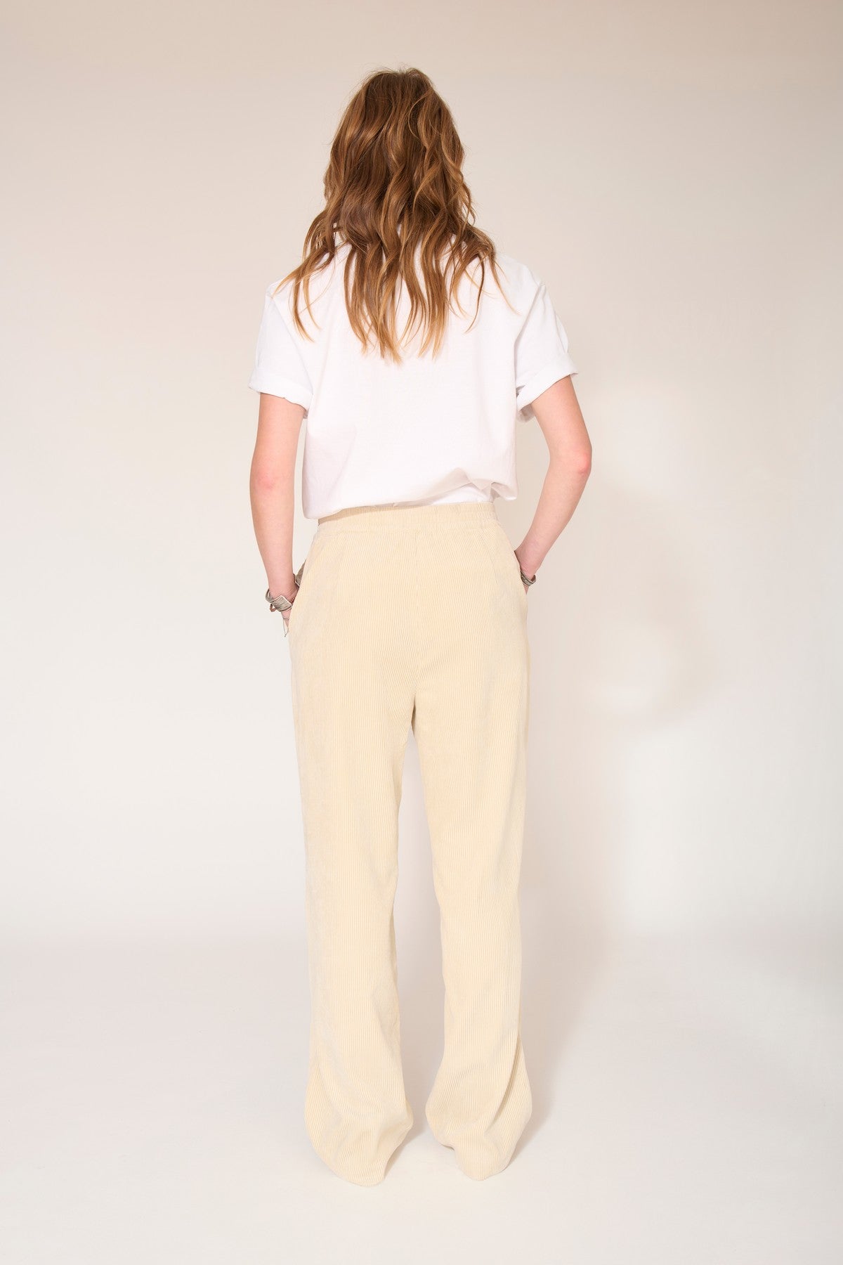 Pantalon Pantino Pinder Corduroy Vl - Naturel