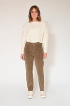 Pantalon Phenomene Velvet Chic - Kaki