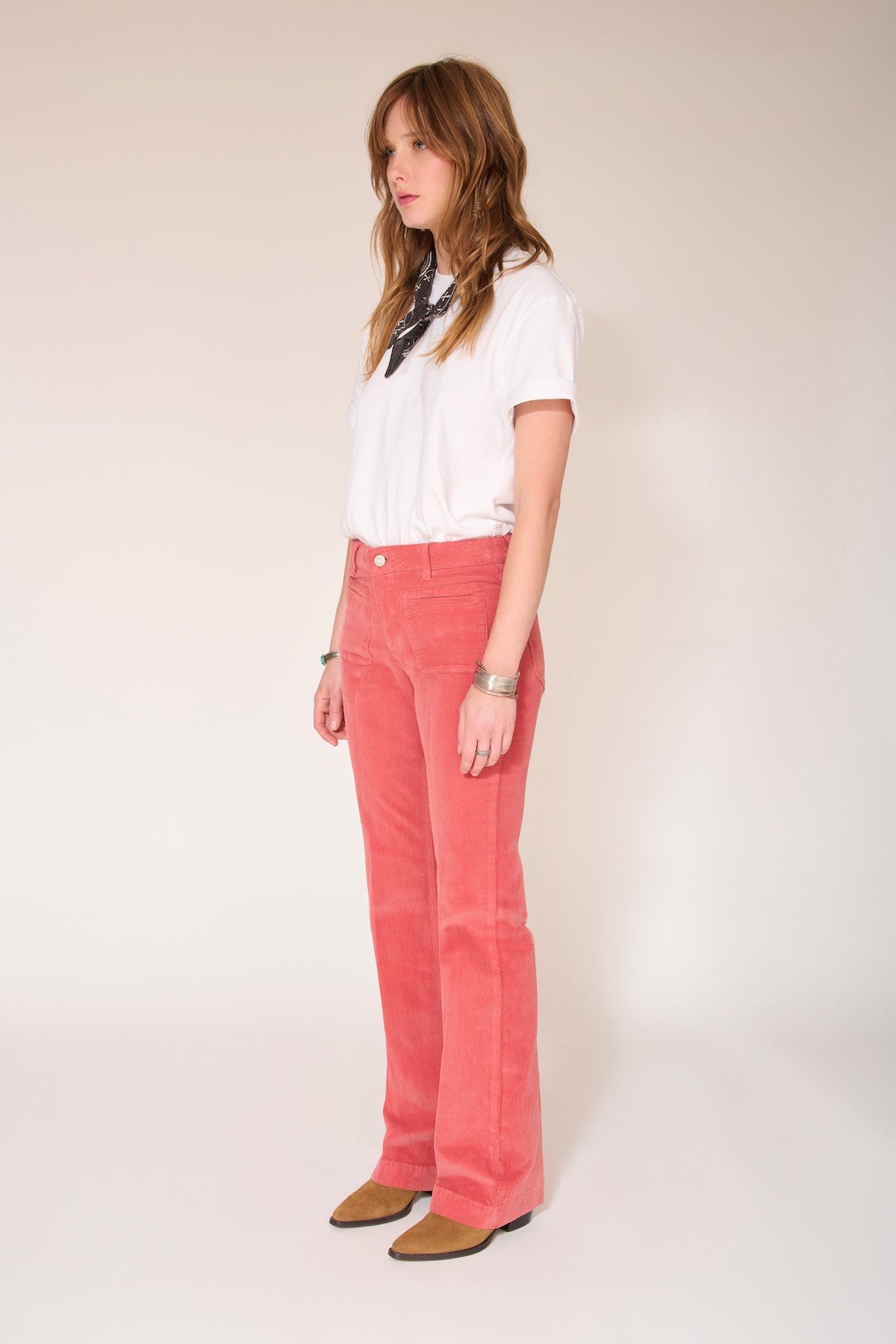 Pantalon The Carolina Velvet Chic - Nuts
