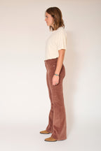 Pantaloni The Queen Soft Corduroy - Caffè