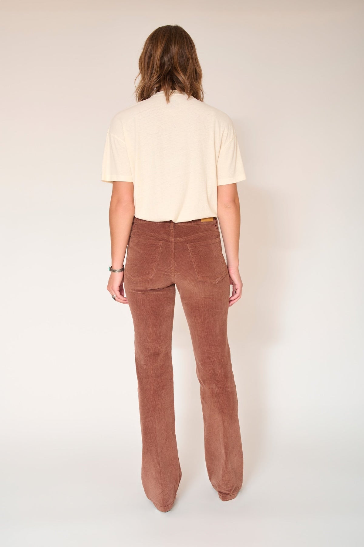 Pantaloni The Queen Soft Corduroy - Caffè
