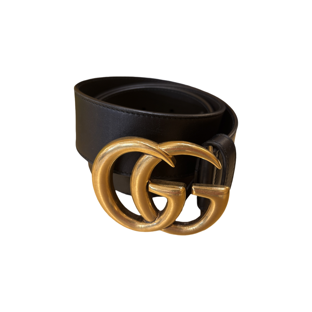 Cinturón Gucci GG Marmont Piel Ancho