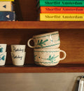 Mug Cappuccino Leaf