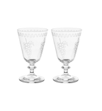 Grapevine Short Wine Glasses - Set Of 2