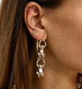 Monkey Loop Stud Earrings