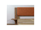 Lior - Cama con lamas macizas - Patas de madera natural