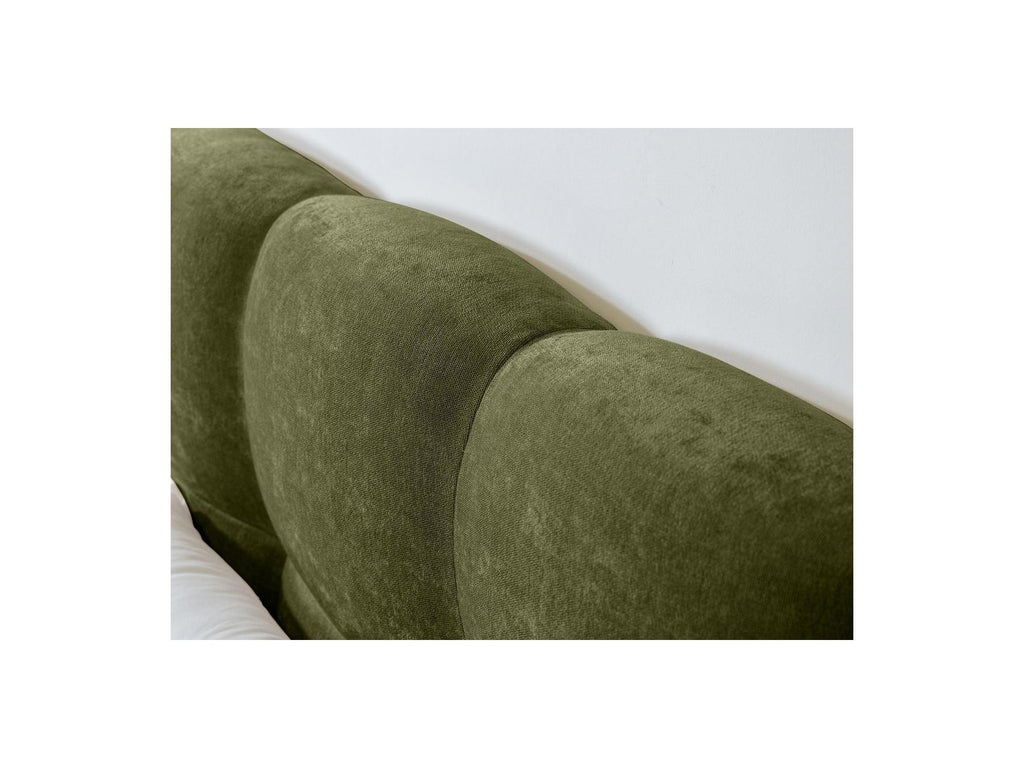 Cama con lamas macizas - Kumo - Patas de madera natural