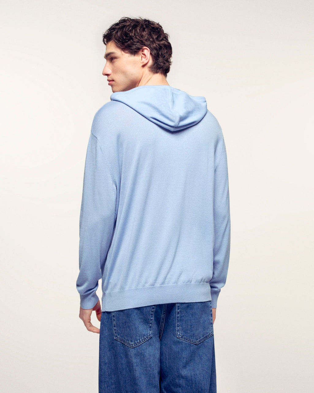 Pull Hoodie Bandes Contrastées
