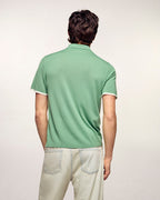 Pull Col Polo Zippé À Broderie "Future"