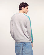 Jersey De Cuello Redondo Con Bandas