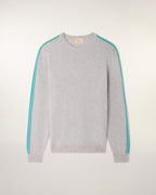 Jersey De Cuello Redondo Con Bandas