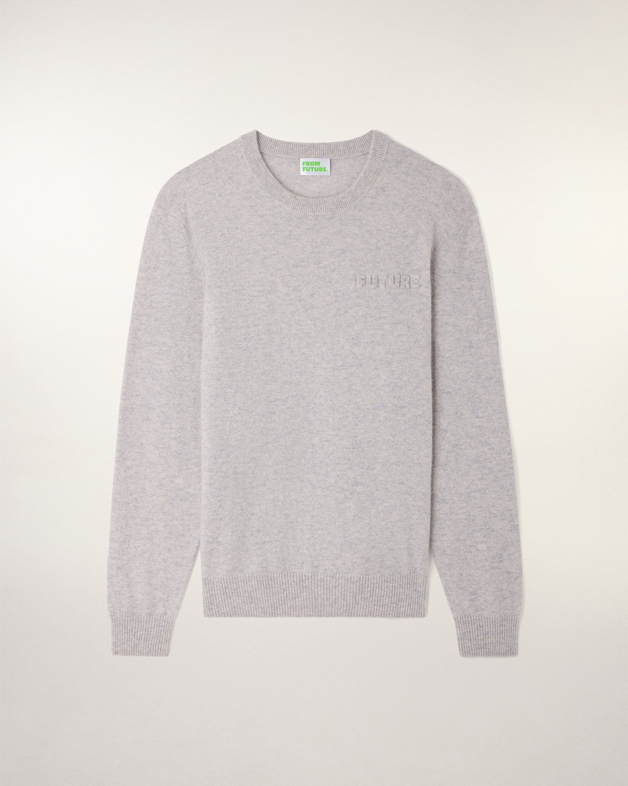Pull Col Rond "Future" En 3D