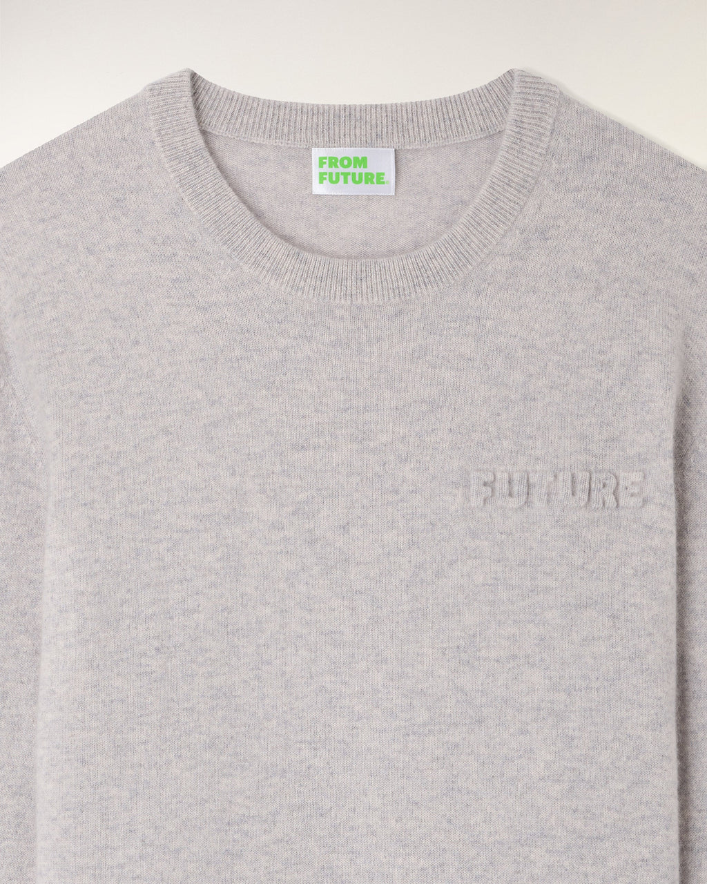 Pull Col Rond "Future" En 3D