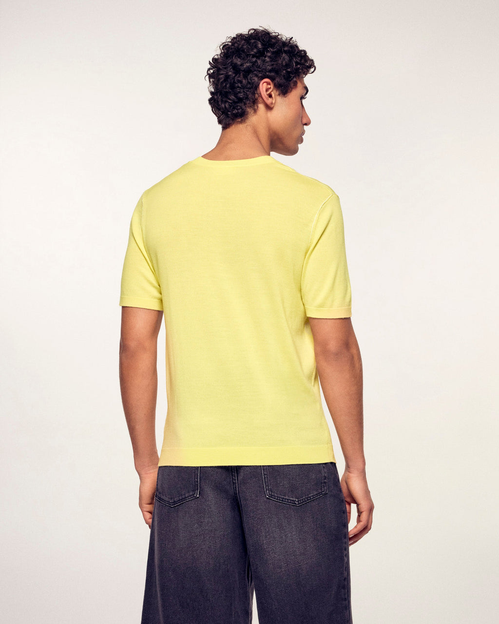 Short Sleeve Round Neck Sweater