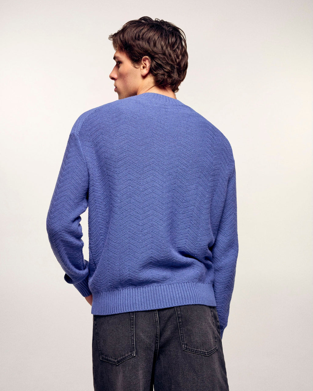 Pull Col Rond Broderie "Future"