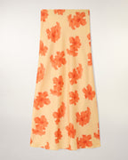 Falda midi estampada