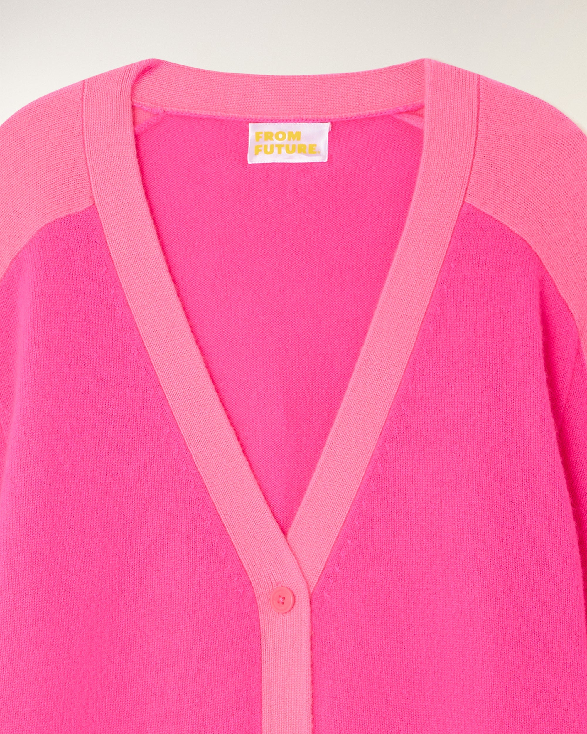 Pull Cardigan Bicolore