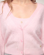 Brushed Cashmere Cardigan Sweater