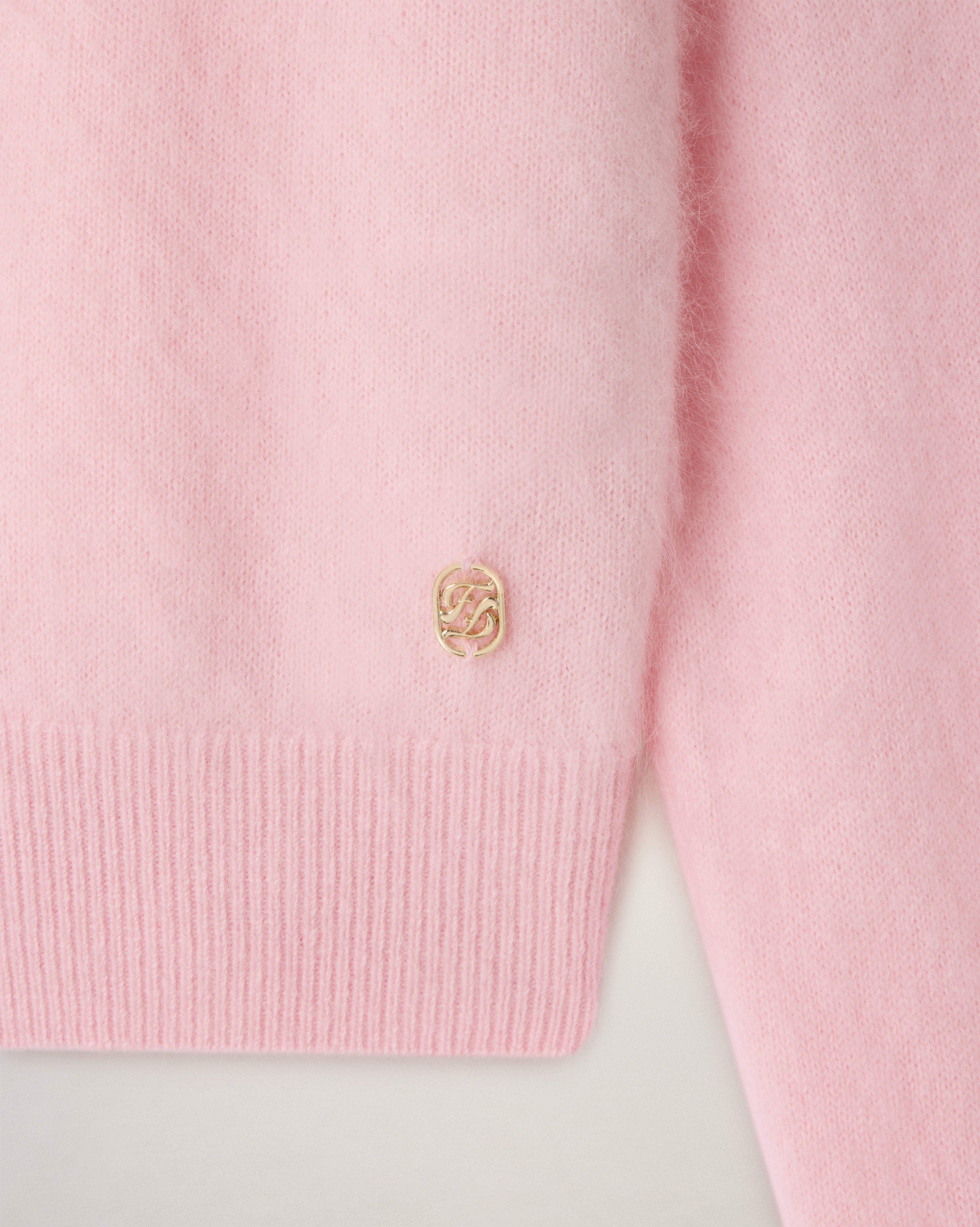 Brushed Cashmere Cardigan Sweater