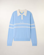 Pull Col Polo À Bandes
