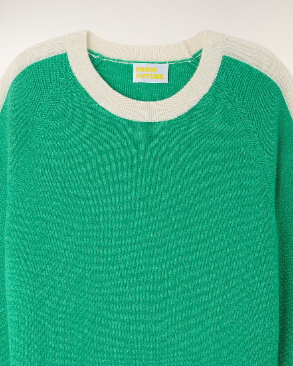 Round Neck Sweater With Twisted Bands