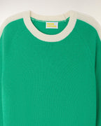 Round Neck Sweater With Twisted Bands