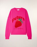 Future Intarsia Pattern Round Neck Sweater
