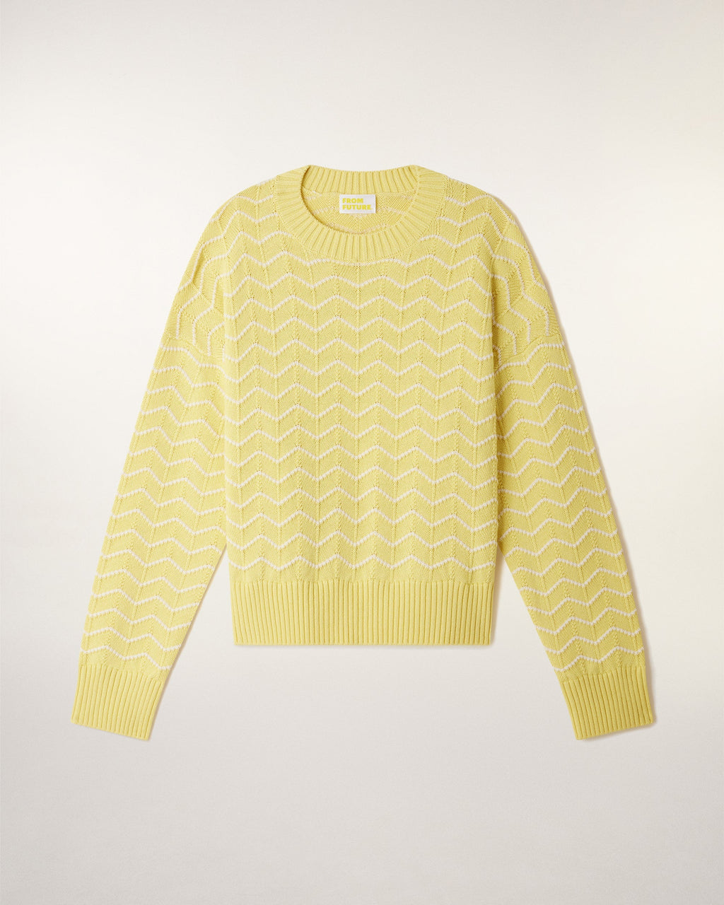 Two-tone Round Neck Sweater